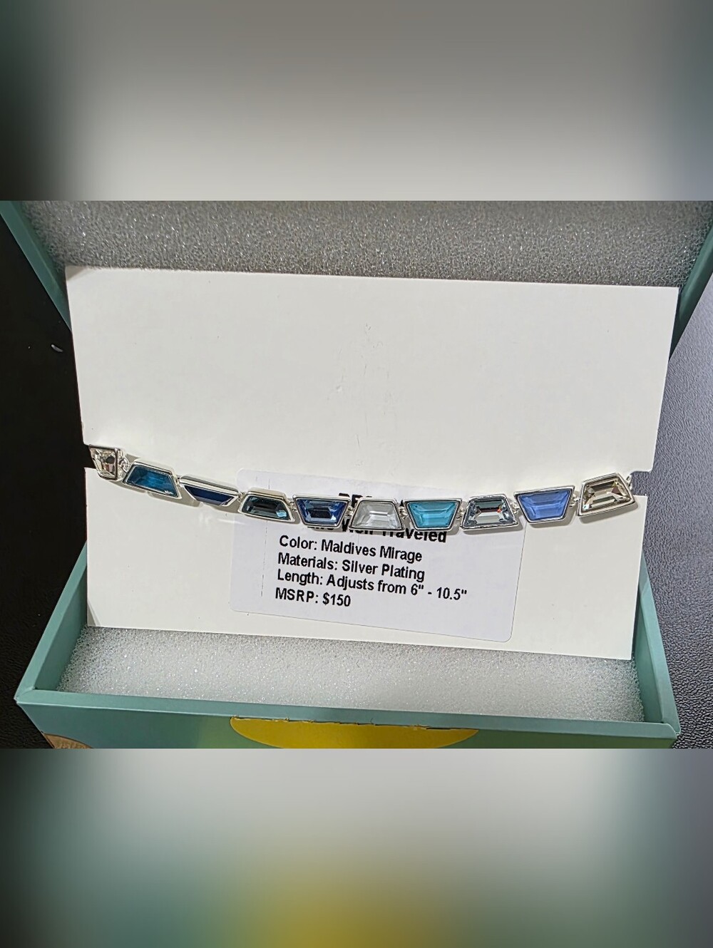 Silver-Plated Maldives Mirage Jewel Candy Bracelet